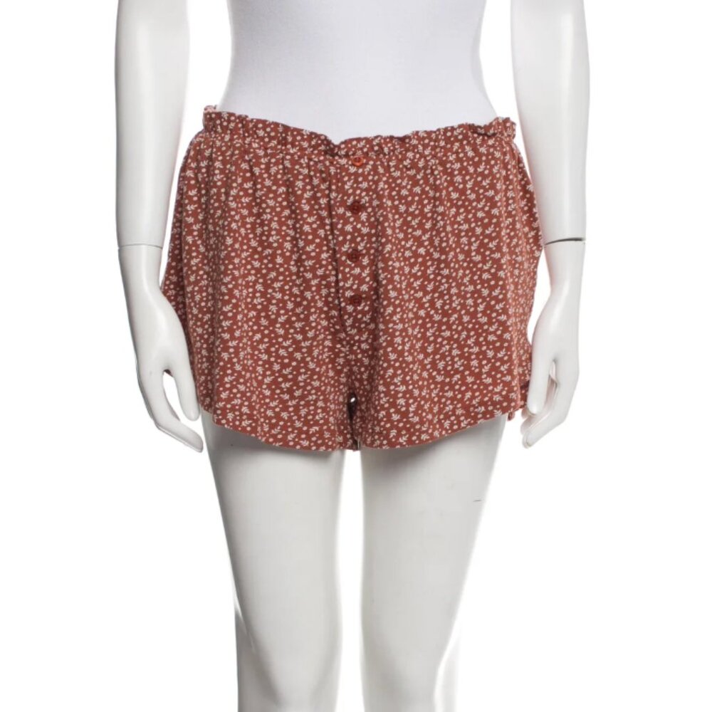 The Great Floral Print Ruffle Embellishment Pajamas